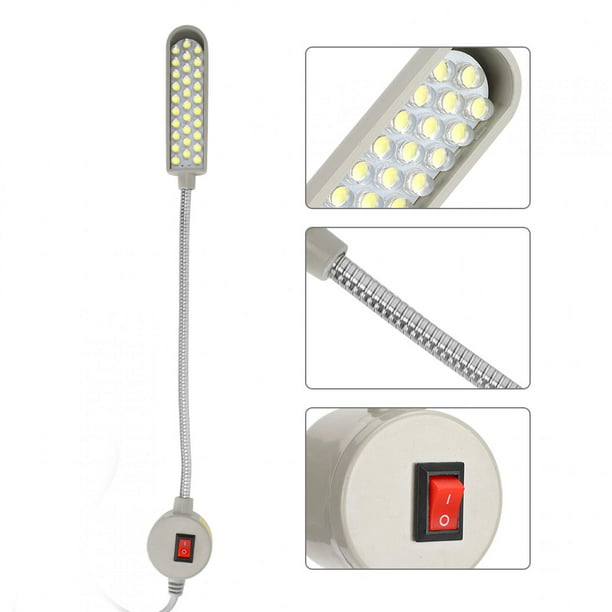Luz LED para máquina de coser, 0.3 W, 5 V, 6 LED, accesorio para máquina de  coser, lámpara de mesa en forma de U, se adapta a todas las máquinas de