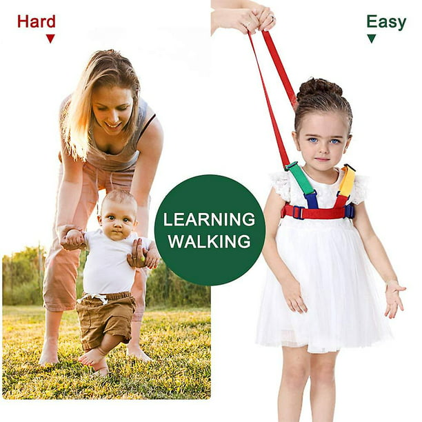 Arnés para caminar para , Asistente para aprender a caminar, Arnés de mano para  bebés Azul perfke correa de arnés para niños