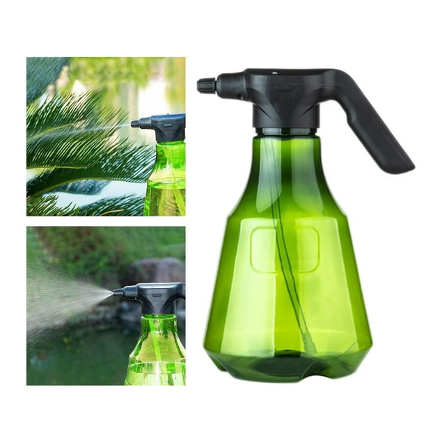  OUMIFA Regadera automática para plantas, botella rociadora de  jardín, máquina de riego de jardín USB, pulverizador eléctrico, pulverizador  de jardín, regadera de 2 litros para plantas (color verde) : Patio, Césped