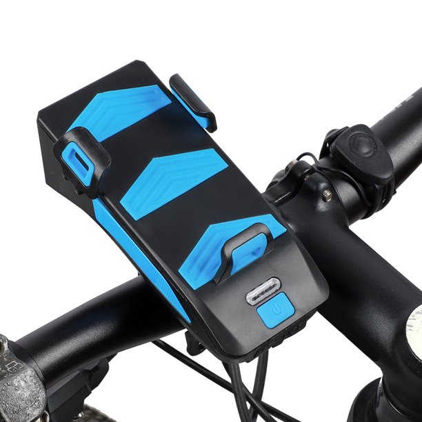 WEST BIKING USB 250 lúmenes Luz para bicicleta con bocina Bicicleta