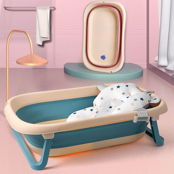 Alfombrilla para bañera de bebé para recién nacido, asiento de bañera  flotante suave antideslizante, almohada de baño para bebé, cojín de soport  Sunnimix Almohadilla de soporte para asiento de baño
