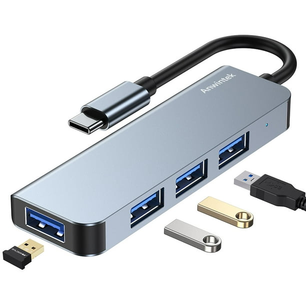 Divisor de Concentrador -en-1 Multipuerto USB C Tipo C a USB3.0 USB 2.0  Sunnimix expansor de puerto usb