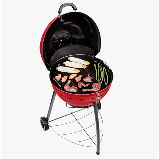 Asador De Carbon Char broil Portatil Kettleman Red BBQ CHAR BROIL