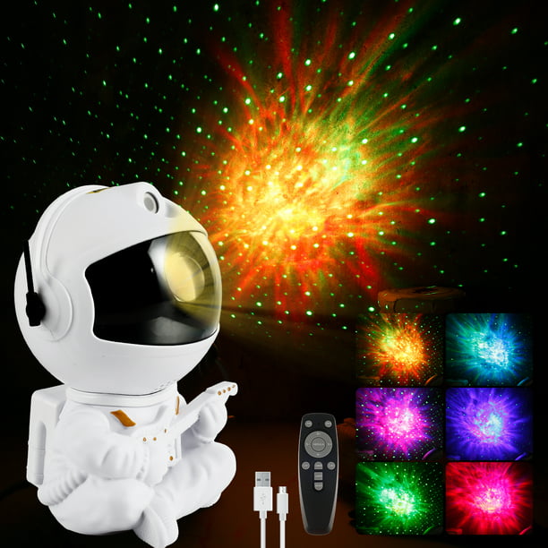 Lámpara de proyección de cielo estrellado para astronautas, proyector de  galaxias, proyector de astronauta led ajustable luz nocturna