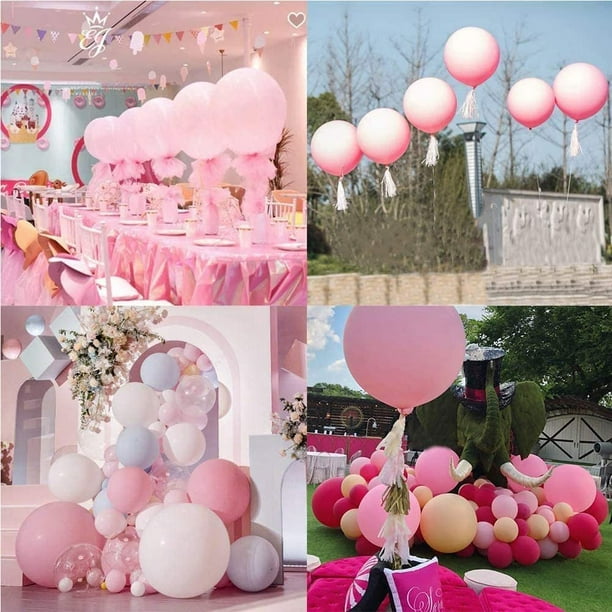 Globos, globos grandes, globos de boda, fiesta, globos de 36, lugar de  decoración de cumpleaños del evento configurar la pieza central de 36  pulgadas -  México