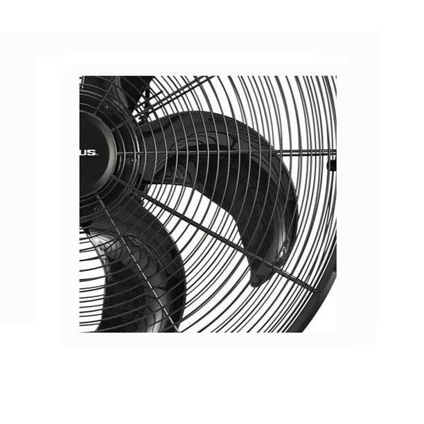 Ventilador de piso industrial 20 negro