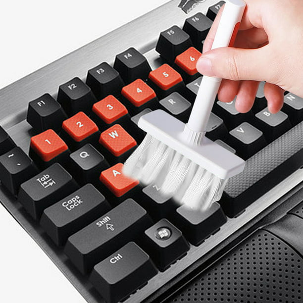 Cepillo de limpieza de teclado, cepillo de limpieza 5 en 3 para