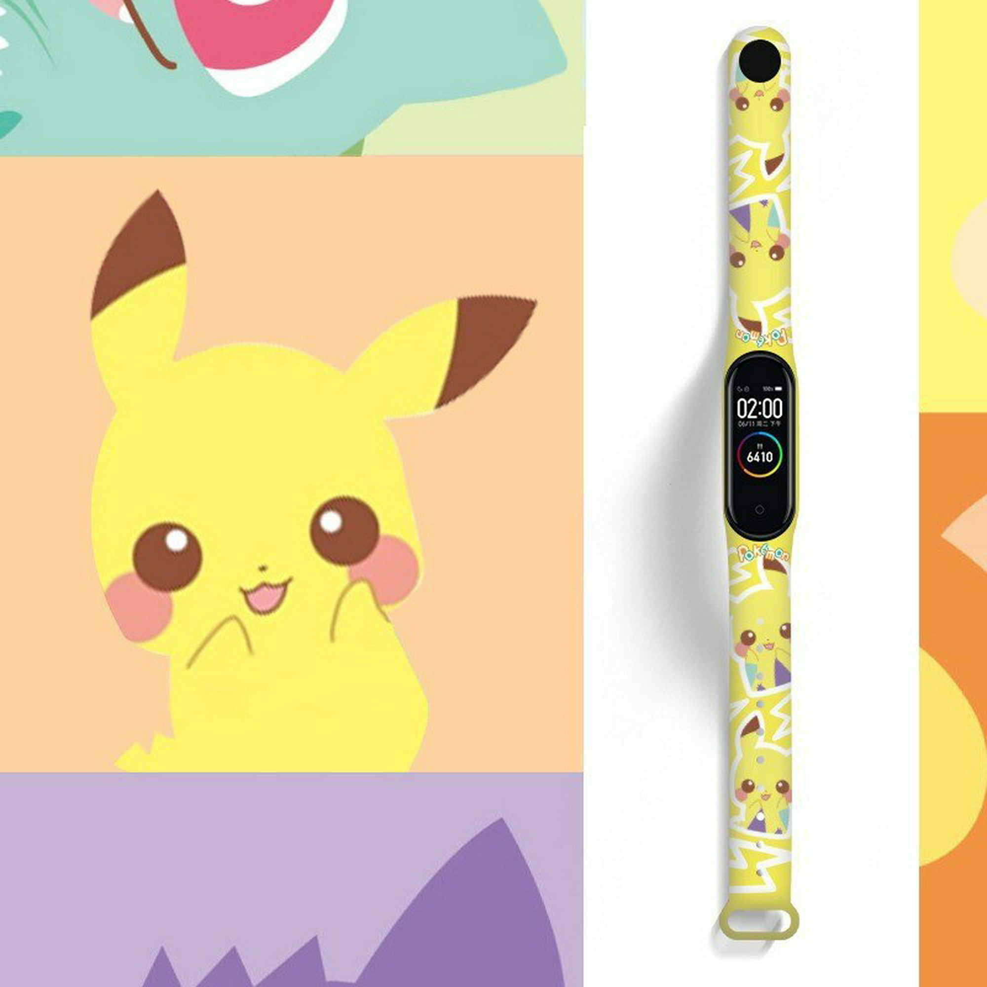 Reloj Digital Pokémon Pikachu Pantalla Touch blanco