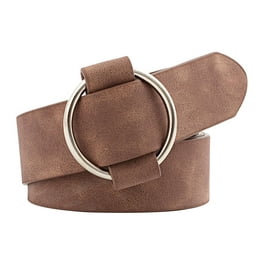 Cintura de Cuero para Mujer Hebilla Redonda de Aleación Sin Correa Sunnimix Cinturón de cintura para mujer | Bodega Aurrera en línea