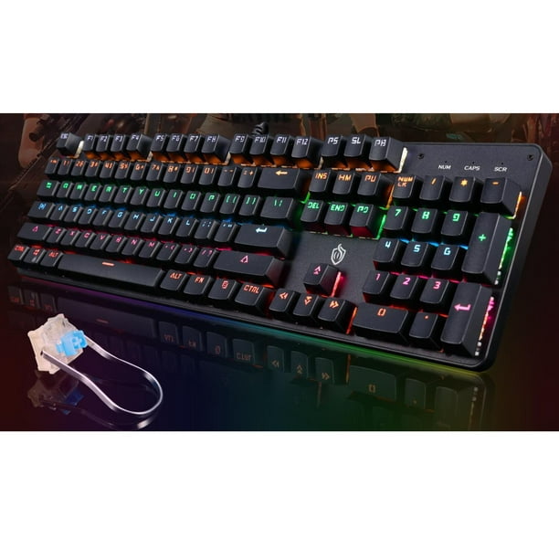 Extractor de teclas de teclado mecánico de 4 piezas con cepillos para  Cherry MX (negro)