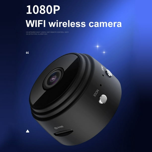 Compre Mini Cámara IP WiFi Wifi Security Security Vigilance Cam HD 1080p  Cámara de Visión Nocturna Remota - Negro en China
