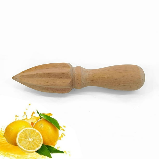 Exprimidor de limones HOFMEISTER® de madera, 15 cm, exprimidor fácil de  limones y naranjas, exprimidor de cítricos, extractor de jugo resistente