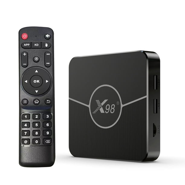 X98 Plus Android 11.0 Smart TV Box Amlogic S905W2 UHD 4K Media Player 2.4G  / 5G WiFi de doble b MABOTO decodificador de TV por Internet