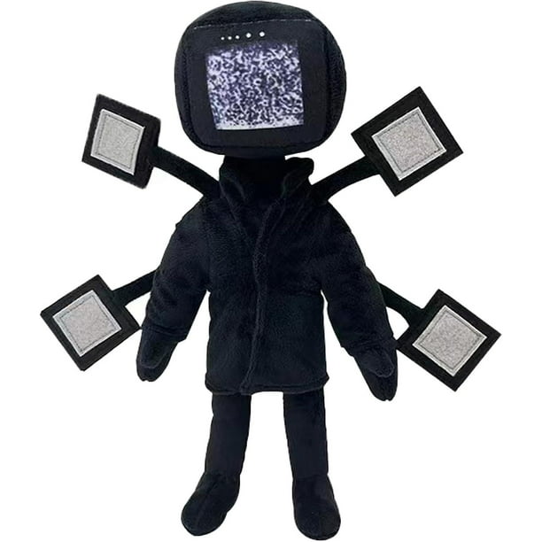 KARFRI Tv Man Titan - Peluche Skibidi de peluche para inodoro, juego de  anime, altavoz de Titán, juguete de peluche de camarógrafo de terror,  relleno