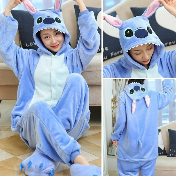 Disfraz De Cosplay De Lilo Stitch Para Niños, Pijama Kigurum