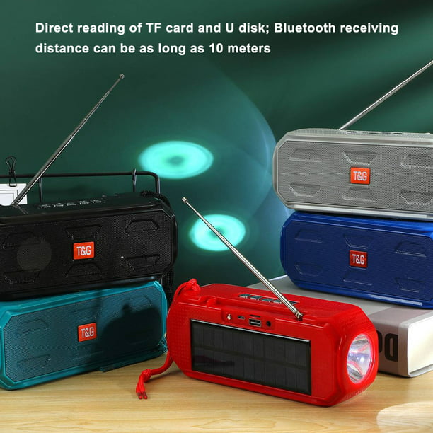 TG-120, Altavoz Bluetooth portátil, Radio FM, boombox