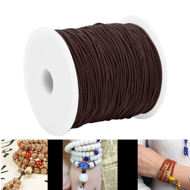 Accesorios de costura para pulsera, cuerda de hilo elástico de 1mm