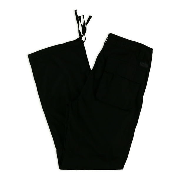 Pantalones Cargo de algodón negro café para hombre, moda Retro