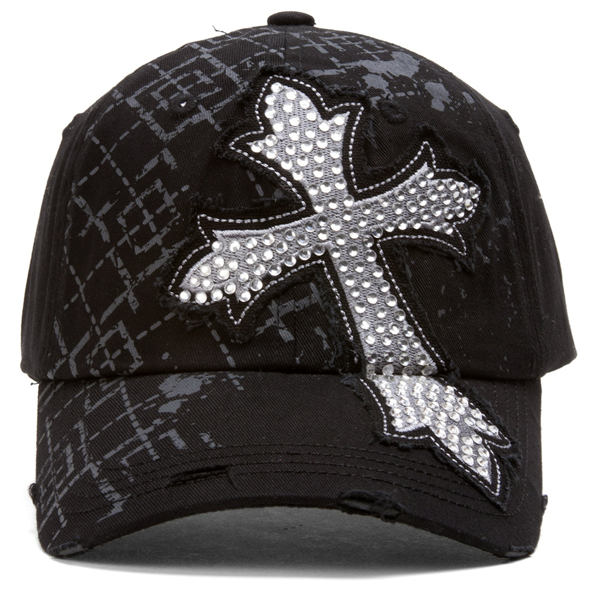  Cali AYO4322 - Gorra de béisbol ajustada con espalda cerrada,  Negro - : Ropa, Zapatos y Joyería