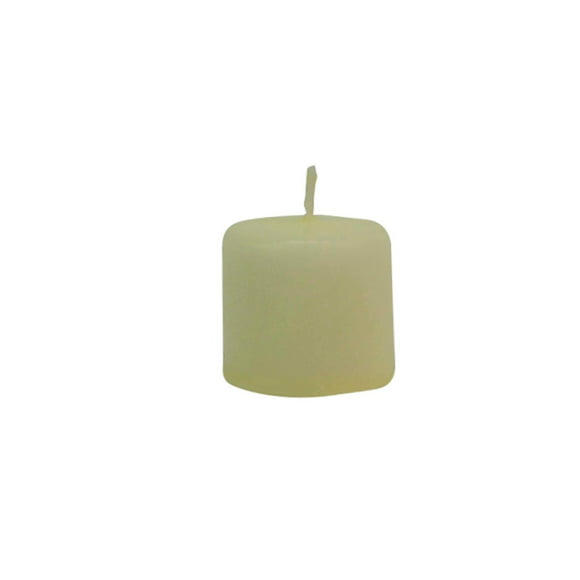 mylin vela sin aroma decorativa 38cm paquete con 10 piezas color marfil fantasias miguel art11295