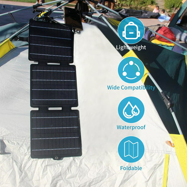 Cargador solar portátil de 15 W
