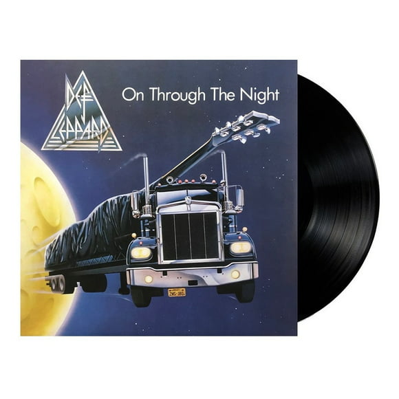 def leppard  on through the night  lp acetato vinyl universal vinyl