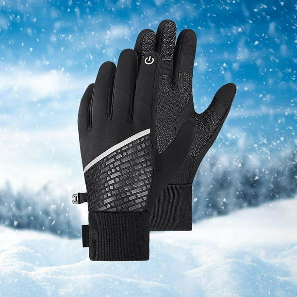 Guantes térmicos USB para mujeres y hombres, para pantalla táctil, guantes  cálidos de invierno, guantes antideslizantes para trabajar