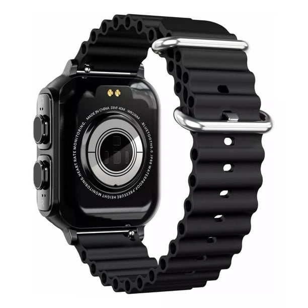 Smartwatch Reloj N22 Fralugio 2 En 1 Con Audífonos Tws Nfc Negro Fralugio  Sport