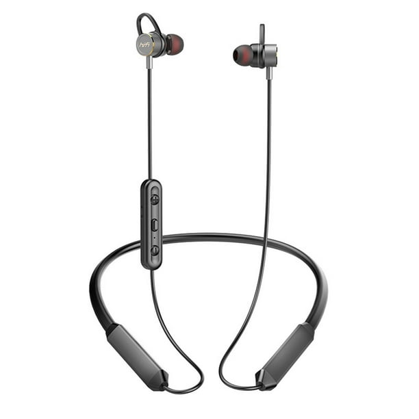 Auriculares inalámbricos, auriculares Bluetooth, auriculares magnéticos,  estéreo de alta fidelidad, auriculares deportivos con micrófono de