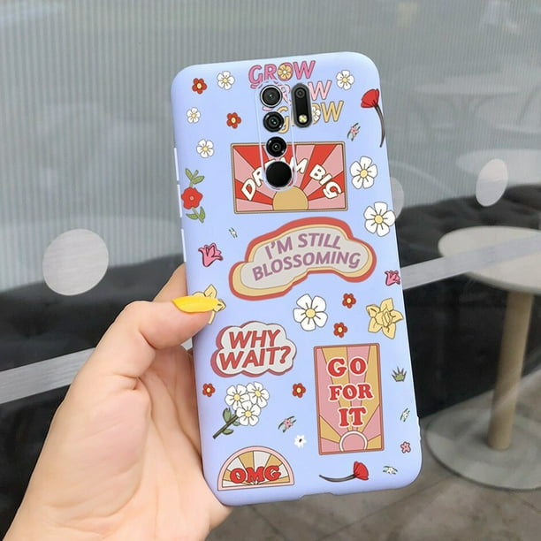 For xiaomi redmi 9 Case Silicone Daisy Cactus Phone Back Cover For Redmi 9  Prime Soft Case For Xiaomi Poco M2 M 2 Reloaded Coque