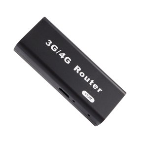 Mini WiFi Router, USB Wireless Router, Portátil Mini 3G / 4G WiFi Router, 150 Mbps, Compatible con T necta y Reproduce (Negro) Enrutador de computadora Spptty No