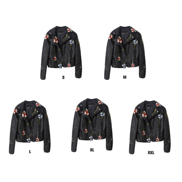 Chaqueta negra para mujer, Tops de moda de terciopelo Pu, chaqueta cálida  con cremallera y solapa de manga larga, prendas de vestir informales,  trajes de otoño e invierno - AliExpress