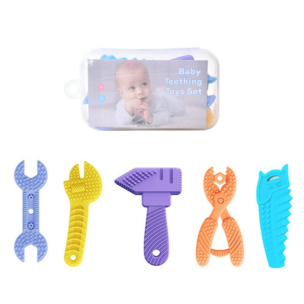 ER Mordedores para bebés 0-6 meses 6-12 meses - Mordedor Chew Toy Se  brillar Electrónica