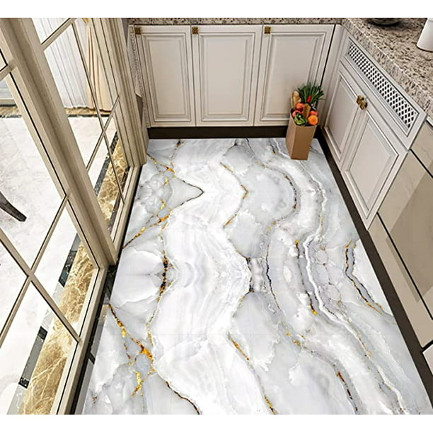  MOFIT - Azulejos adhesivos para salpicaduras de cocina, acabado  mate, paneles de pared 3D de mármol para baño, azulejos de panal para  caravanas impermeables (10 hojas, oro beige) : Herramientas y