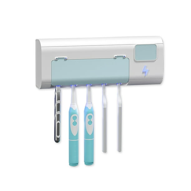 Soporte esterilizador UV para cepillos de dientes