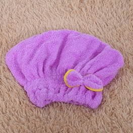 Toalla de microfibra para el cabello, 3 paquetes de turbantes para el cabello  mojado, toallas para secar el cabello para mujeres con cabello rizado,  antiencrespamiento, azul/rosa/gris, 26 10 Adepaton WMXL-97-2