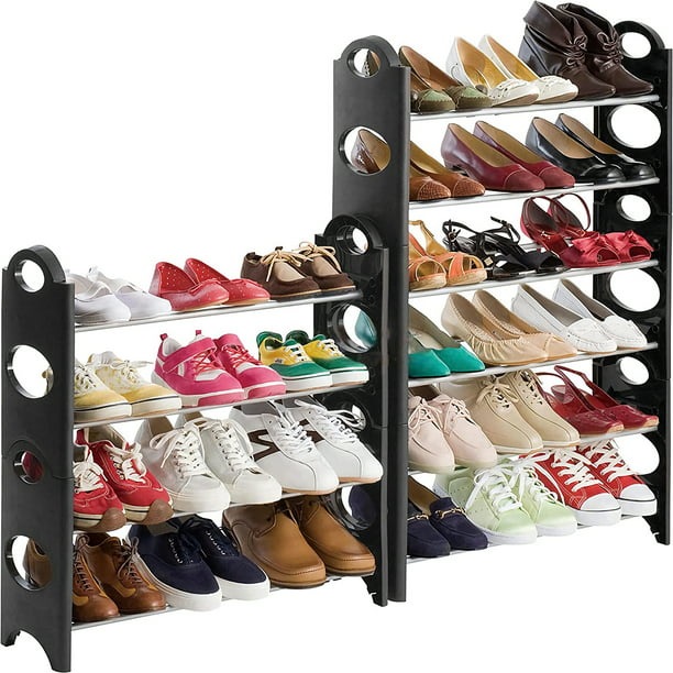 Zapatera Para 27 Pares Zapatos Con Organizador Y 9 Niveles/ Compartimientos  Rack And Pack Color Marrón