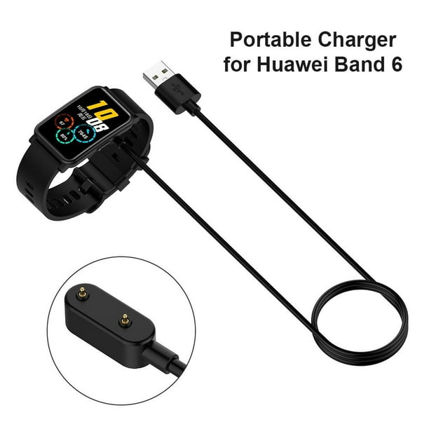 Cargador para reloj inteligente Huawei Band7 adaptador de Cable de carga  Likrtyny USB de 2 pines Cable de carga de 1m para Honor Band 3 6 Pro  adaptador de corriente