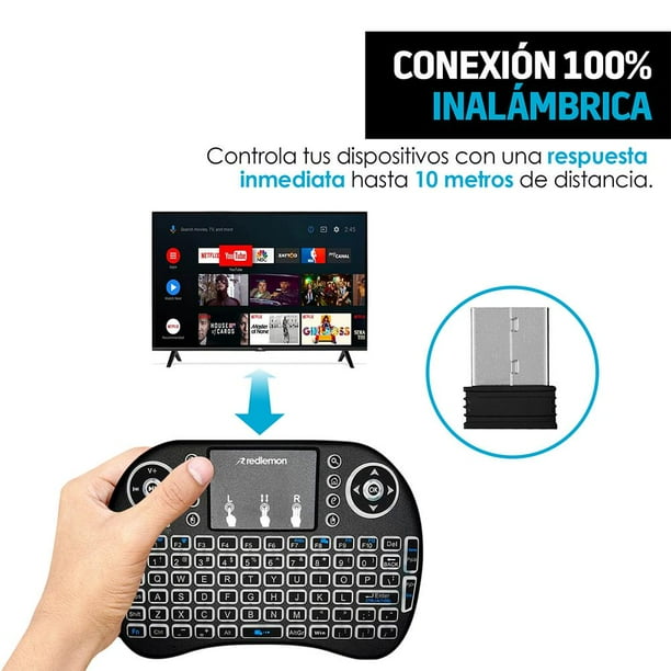 Teclado Inalambrico Touchpad para Smart TV y PC Philco W608N