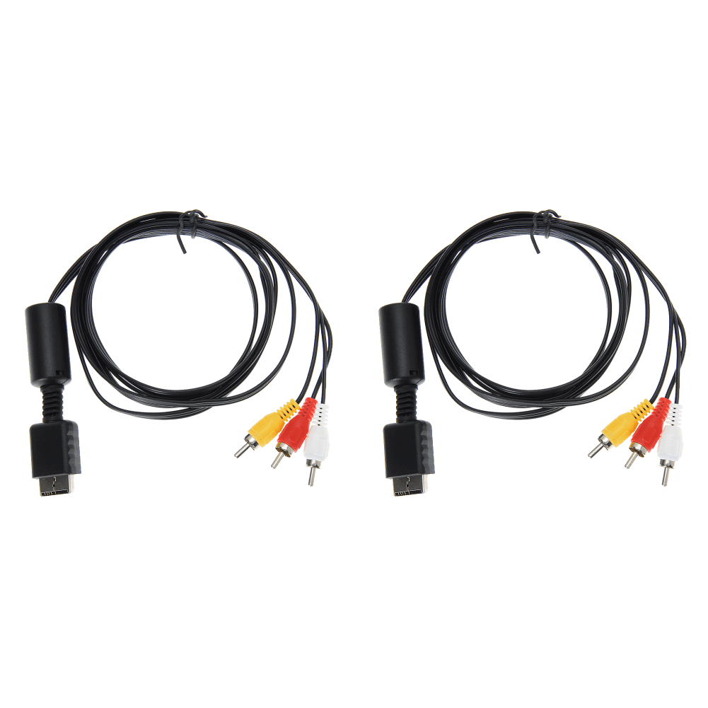 Cabo Av Rgb Scart Com Rca Out Para Playstation Ps2 E Ps3 - R$ 39,99 Em