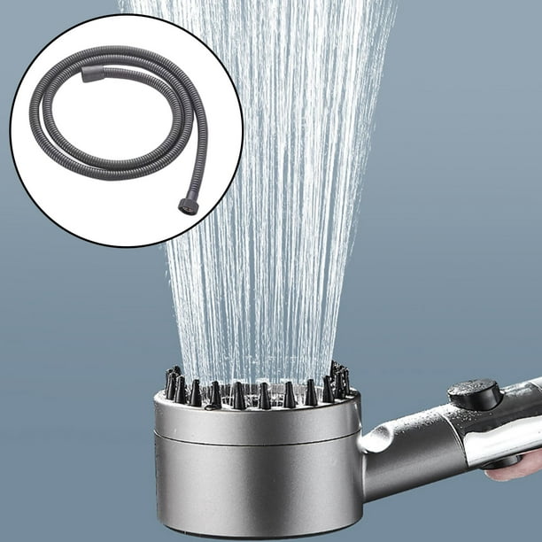  Cabezal de ducha que aumenta la presión, cabezal de ducha de alta  presión que ahorra agua, lo mejor para duchas de bajo flujo, 2.5 GPM -  Bronce aceitado : Herramientas y