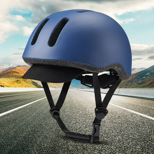 Real Copiar Molestar Casco de bicicleta Casco de seguridad ajustable para bicicleta Scooter  eléctrico (Azul) Sywqhk Accesorios para bicicletas | Bodega Aurrera en línea