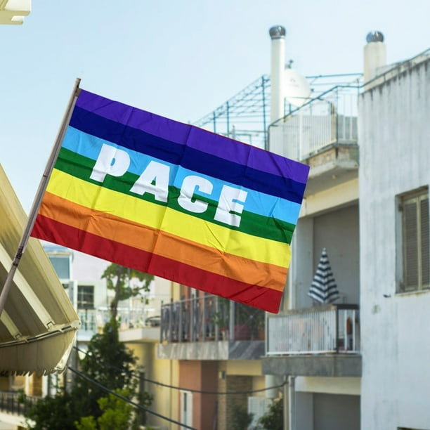 Colorido Arco Iris LGBT Bandera Gay Homosexual Lesbianas Paz Banderines  Lavables Likrtyny juguetes de los niños