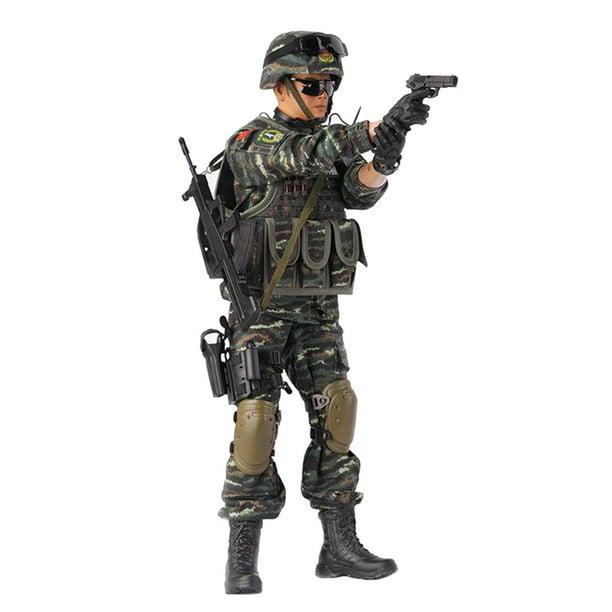 Embajador Acuerdo Comprimir Figuras de acción de militar de 6, juego de modelos de s flexibles pulgadas  con colección de modelos de accesorios Sunnimix Soldado militar del  ejército 12 pulgadas | Walmart en línea