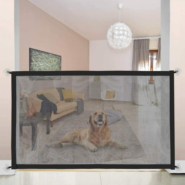 Barreras para perros, puerta portátil para perros, barrera plegable para  escaleras de perros, barrera para mascotas, perros, gatos, 180 x 75 cm  Adepaton LN-1751