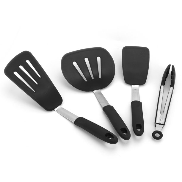 Kit Set X12 Utensilios Cocina Espatulas Pinza Silicona Calor