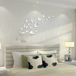 20 pegatinas de espejo para pared, espejos 3D decorativos modernos para  sala de estar, dormitorio, plata, 5 * 50 cm ACTIVE Biensenido a ACTIVE