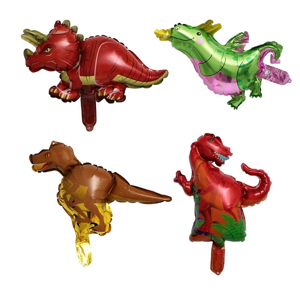 10 piezas de globos de dinosaurio 3D suministros Dino decorativo para  Yuyangstore Globos de dinosaurio