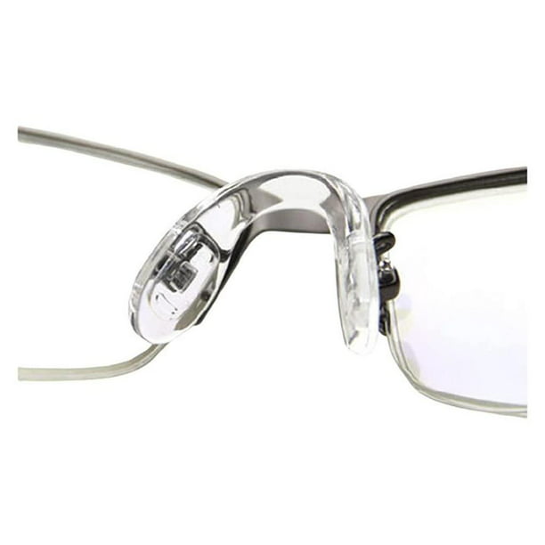 Sonducket Almohadillas de silicona impermeables para anteojos, almohadillas  transparentes para la nariz, accesorios para gafas de sol delgadas Lentes  Grande 4.2 cm Sonducket AP007678-01