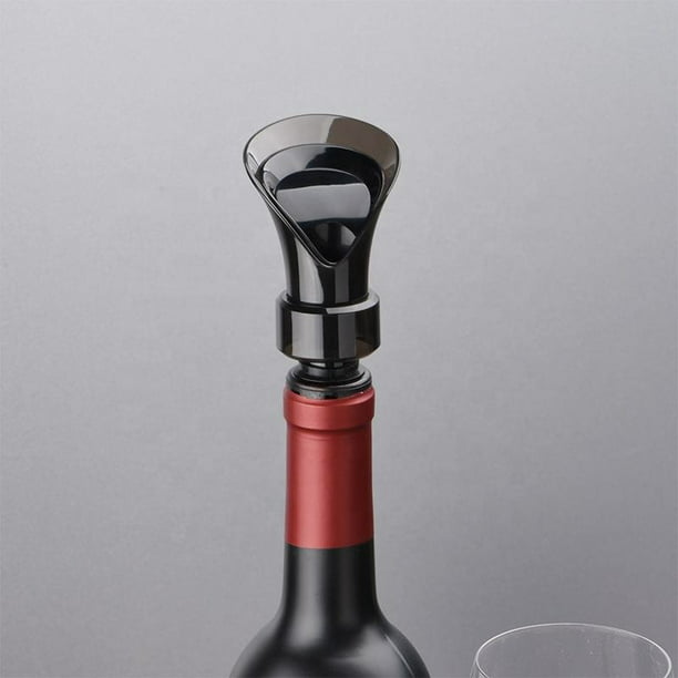 Tapones para botellas de vino de acero inoxidable con silicona,  reutilizable, protector de vino y sellador decorativo de botellas, a prueba  de fugas